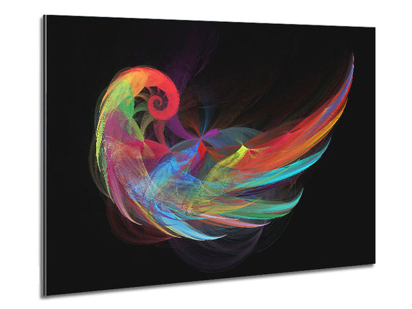 Wings Of A Rainbow Metal Print