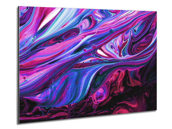 Liquid Melt Metal Print
