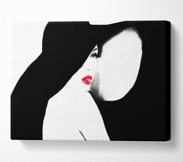  A Canvas Print of Mysterious Girl Canvas Art