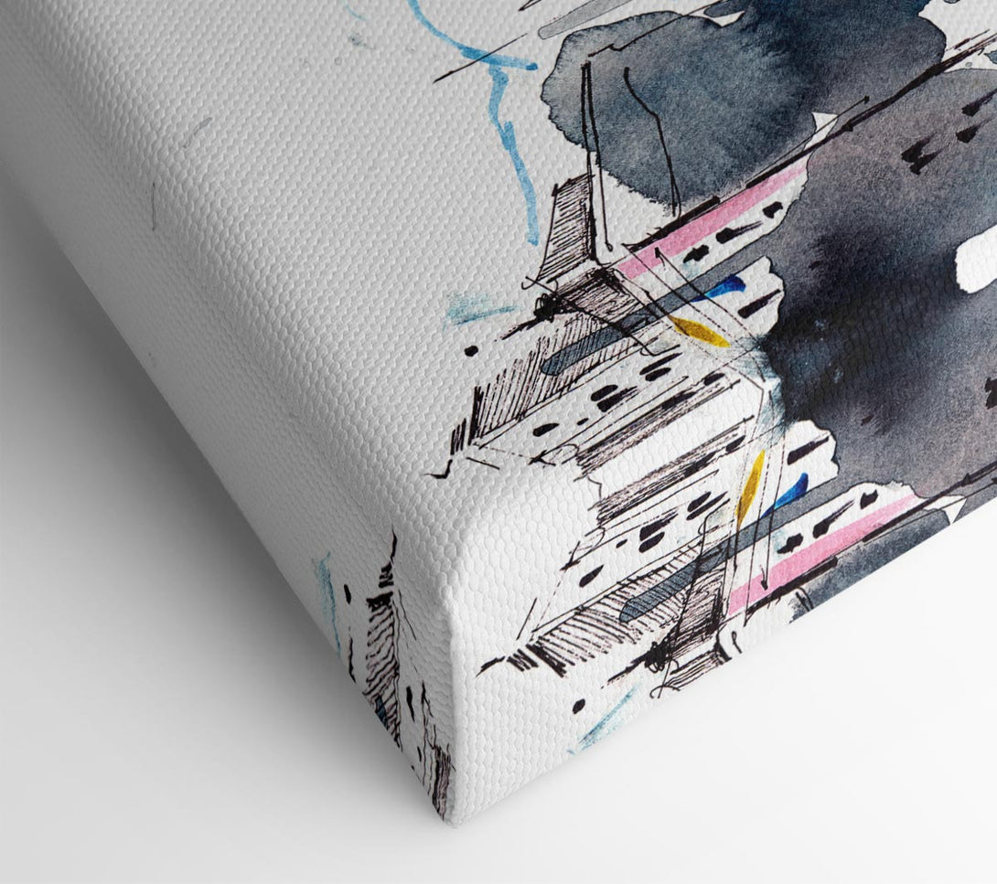  A Canvas Print of All Done On A Handshake Canvas Print