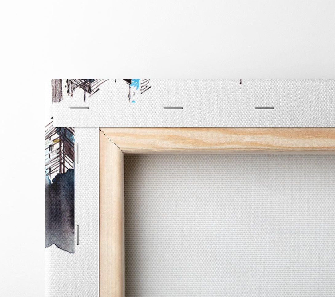  A Canvas Print of All Done On A Handshake Canvas Print