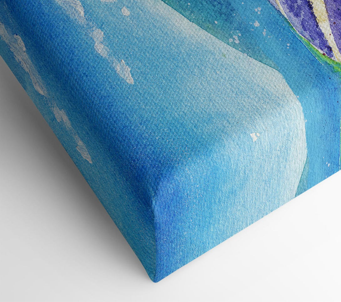  A Canvas Print of Lavender Fields In France Canvas Wall Art