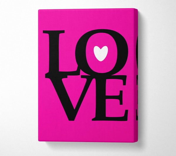  A Canvas Print of Love 2 Canvas Print