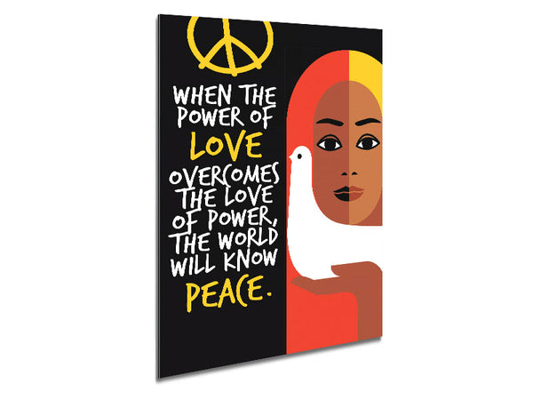 When The Power Of Love Metal Print