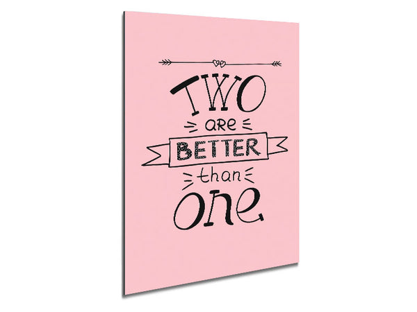 Two Are Better Than One Metal Print