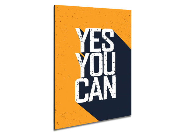 Yes You Can 1 Metal Print
