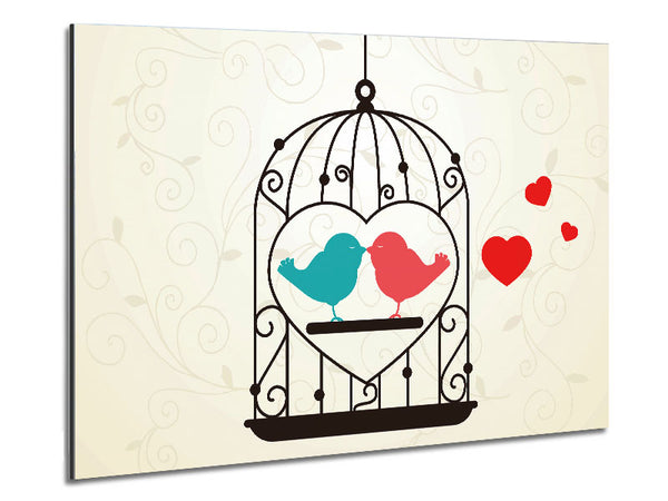 Love Birds Metal Print