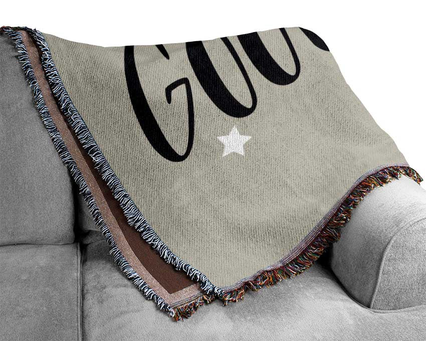 Good Night Woven Blanket