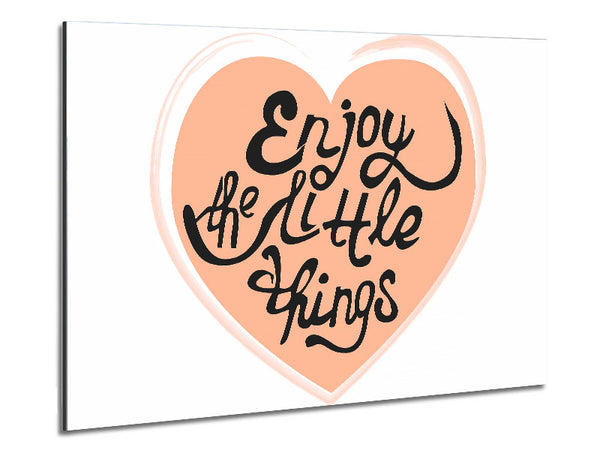 Enjoy The Little Things 2 Metal Print