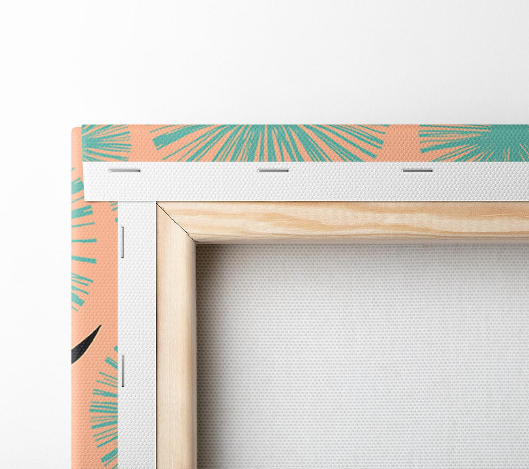 A Canvas Print of Bonjour 1 Canvas Wall Art