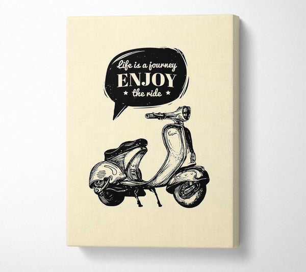  A Canvas Print of Life Is A Journey 2 Canvas Wall Art