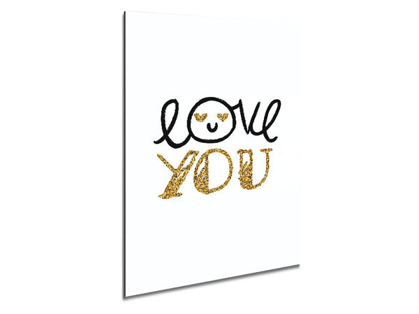 Love You 1 Metal Print