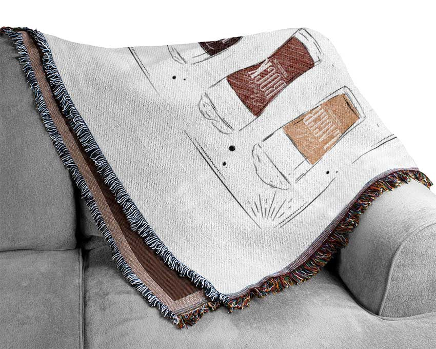 Types O f Beer Woven Blanket