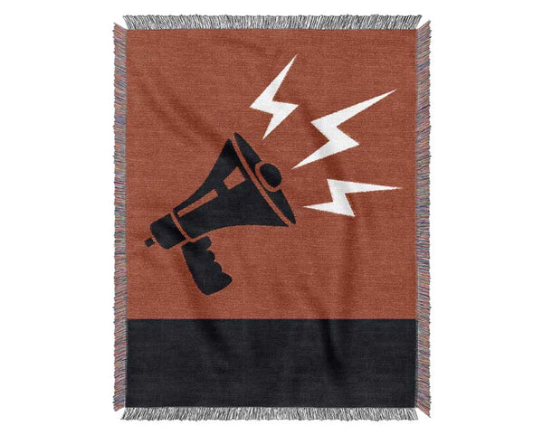 Megaphone Woven Blanket