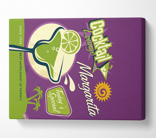  A Canvas Print of Margarita Cocktail Canvas Wall Art