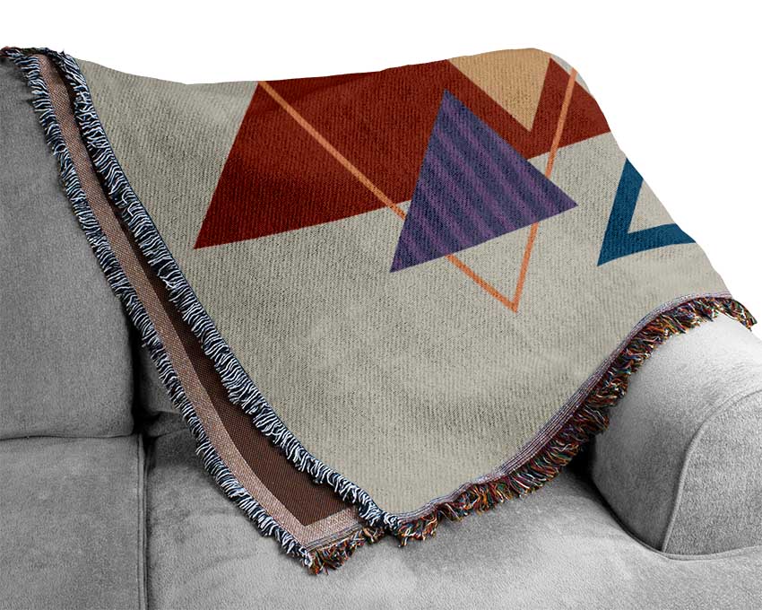 Triangle Clash Woven Blanket