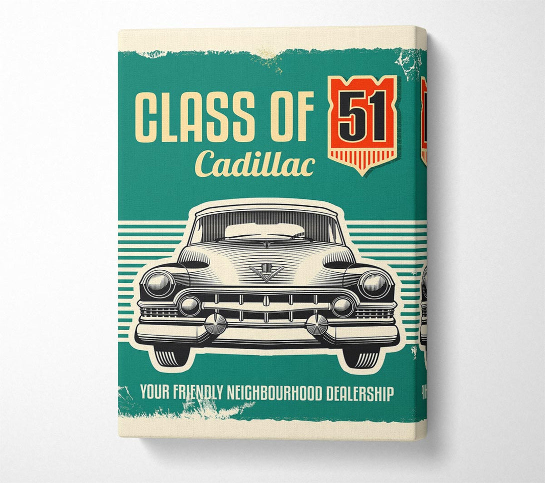 A Canvas Print of Classic Cadillac Canvas Art