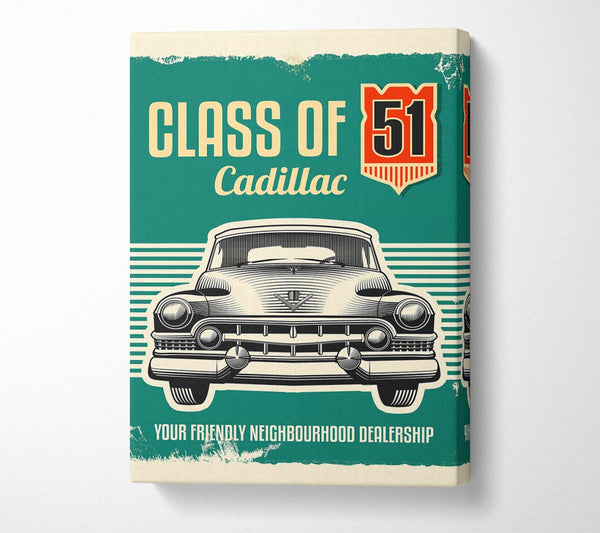  A Canvas Print of Classic Cadillac Canvas Art