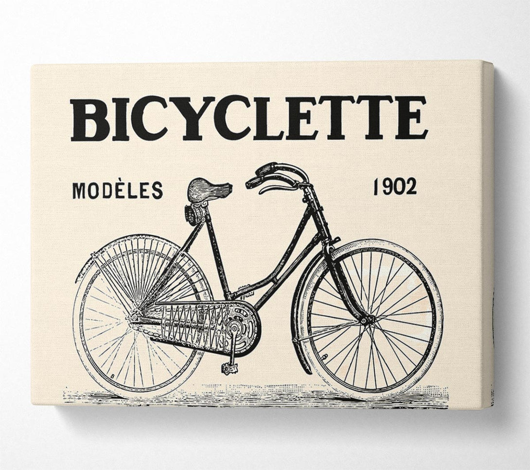  A Canvas Print of French Bicycle Canvas Print