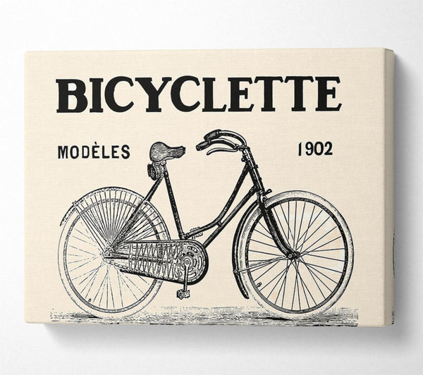  A Canvas Print of French Bicycle Canvas Print
