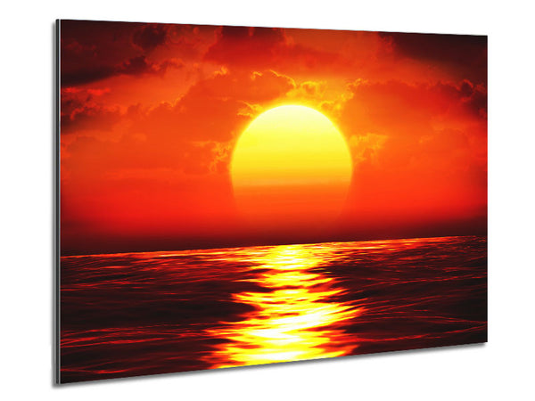 Fire Glow Metal Print