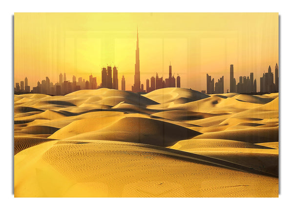 Burj Khalifa Golden Sunset