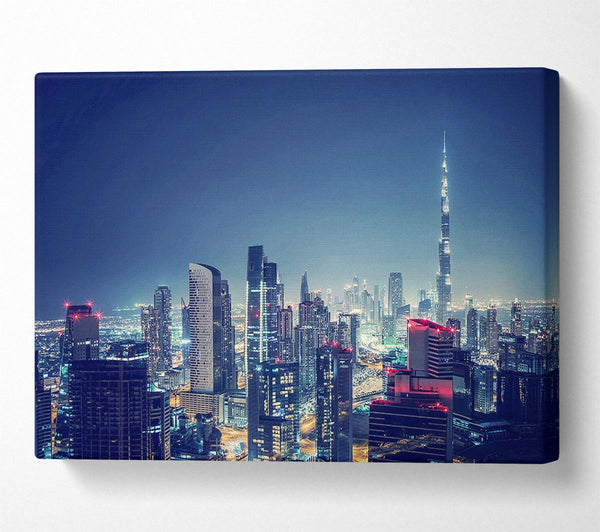  A Canvas Print of City Lights Canvas Art