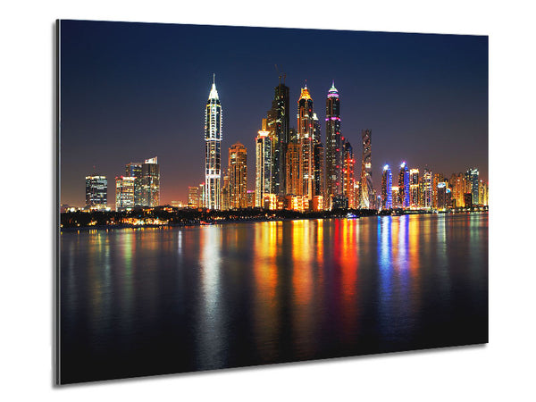 Colourful Reflections Metal Print