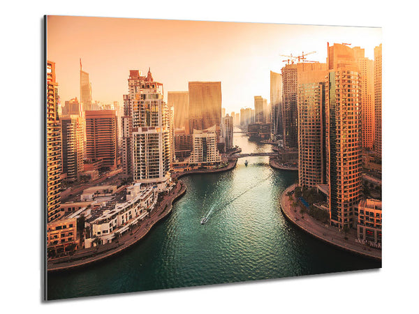 Marina City Metal Print