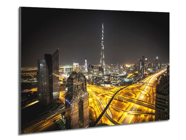 All Roads Are Pathed With Gold Metal Print
