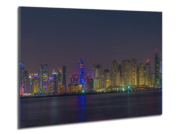 Fruitful City Metal Print
