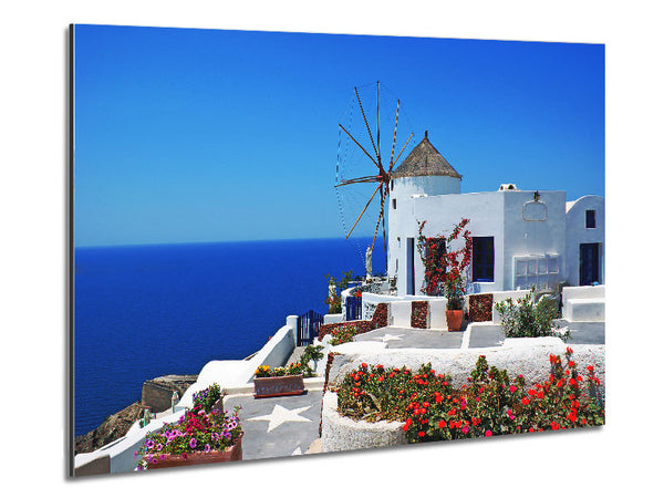 The Magic Of Santorini Metal Print