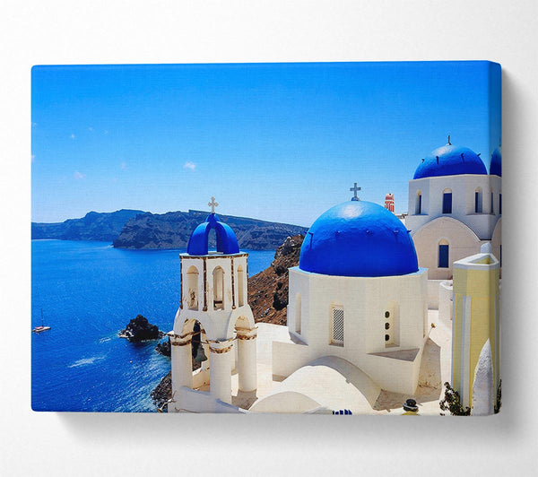  A Canvas Print of Santorini Wonder Canvas Art