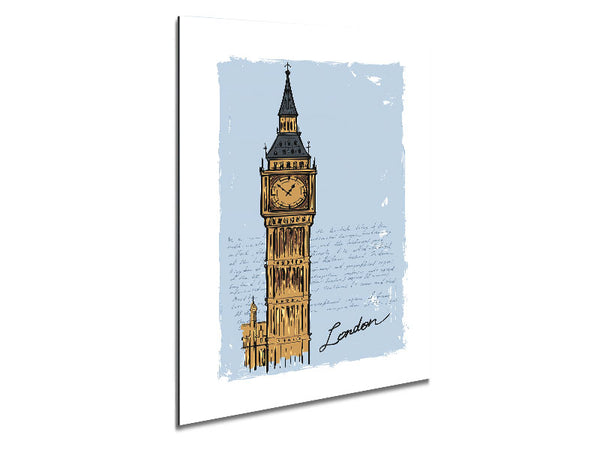 Big Ben Blues Metal Print
