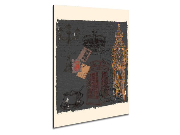 Add London To Your Metal Print