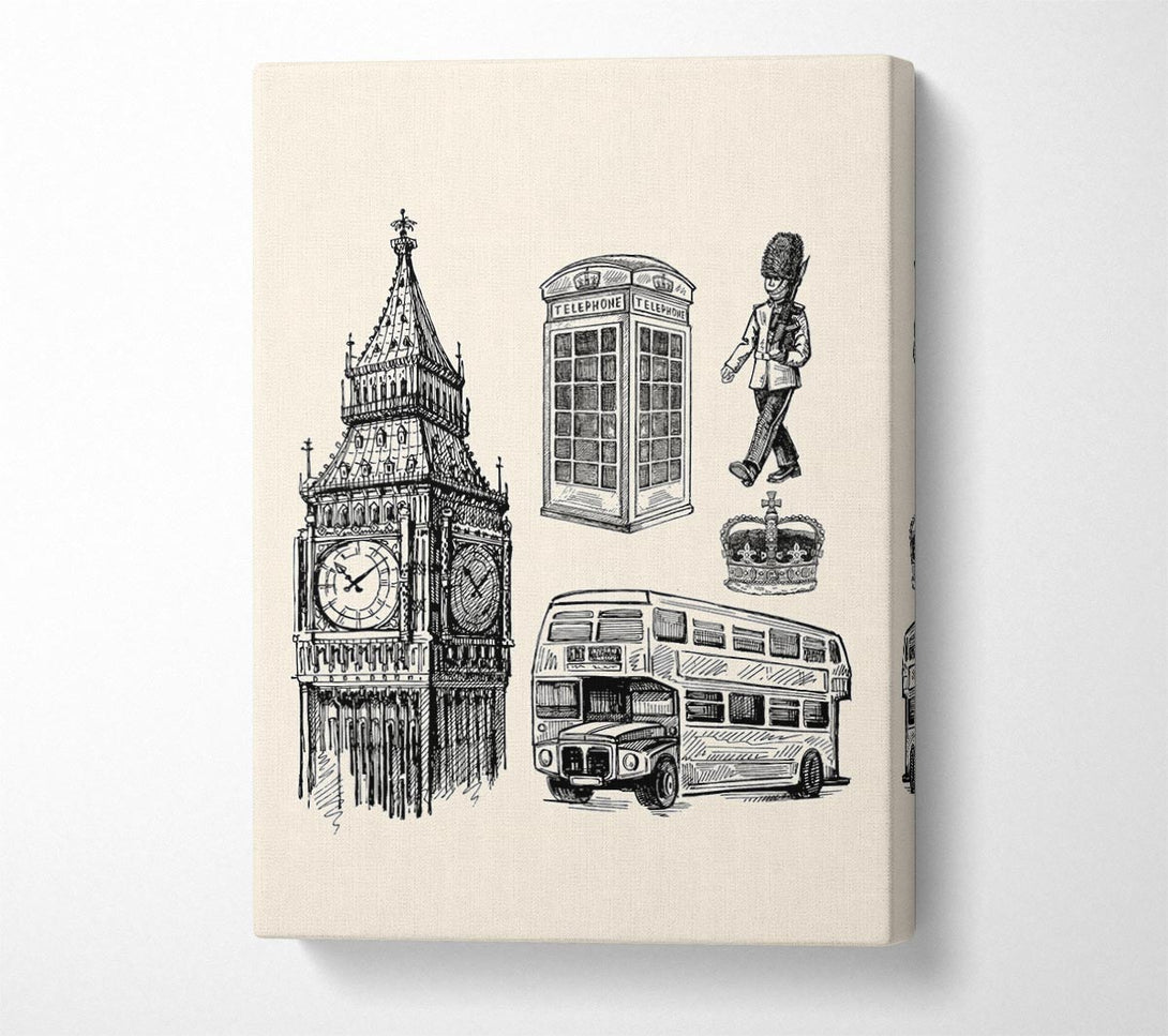  A Canvas Print of Attractions Of The City 7 Canvas Art