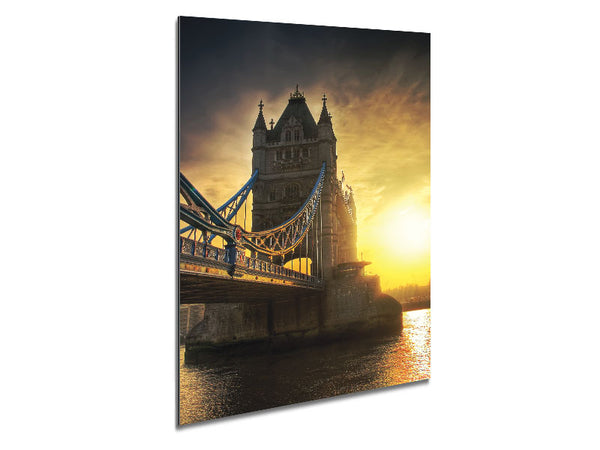 Stunning Tower Bridge Sunset Metal Print