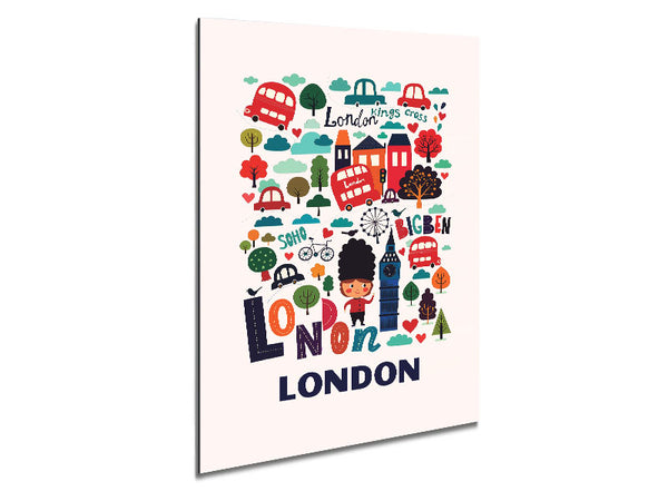 Fabulous City Metal Print