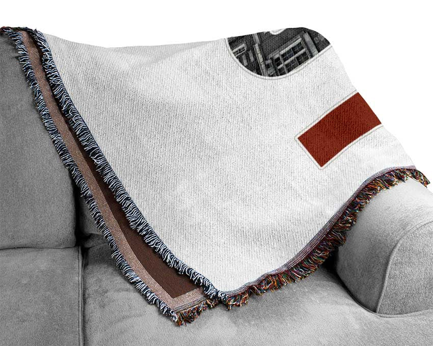 Icons Through The London Woven Blanket