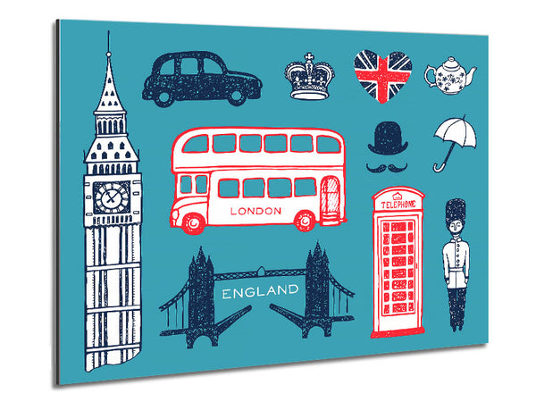 All The Things To Love In The City 3 Metal Print