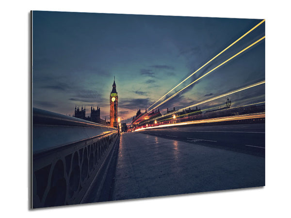 Big Ben Speed Of Light 8 Metal Print