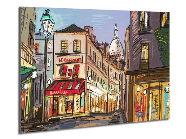 City Streets 4 Metal Print