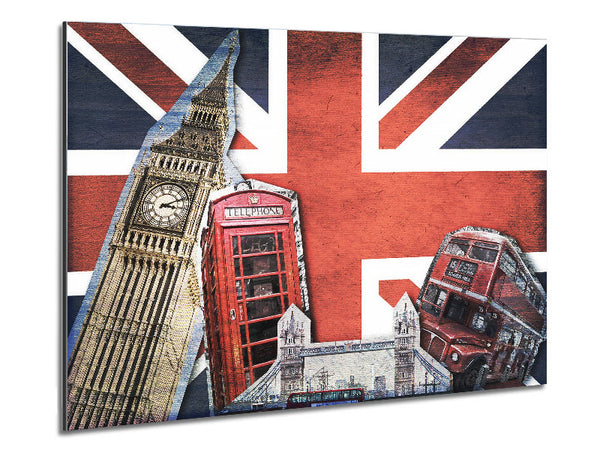 Iconic Montage Metal Print