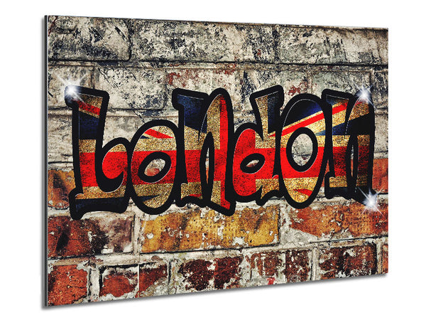 London Flag Metal Print