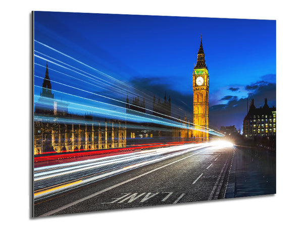 Big Ben Speed Of Light 5 Metal Print