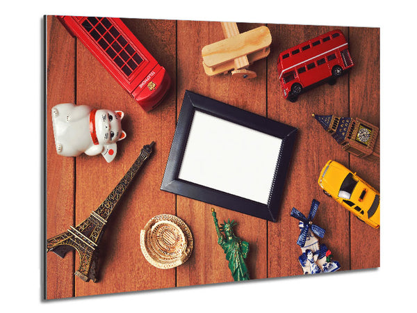Famous Cities Of The Metal Print