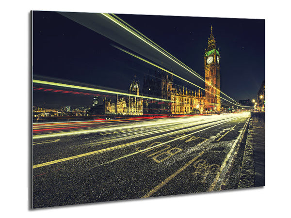 Big Ben Speed Of Light 4 Metal Print