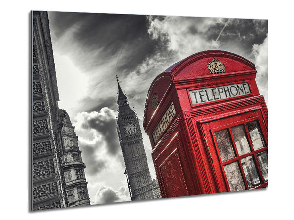 Iconic Big Ben Phone Metal Print