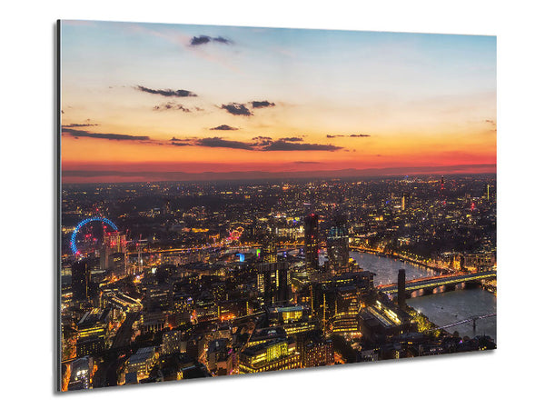 Ariel Twilight View Metal Print