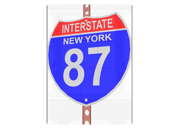 Interstate 87 Sign